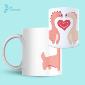 Taza Dinos Love