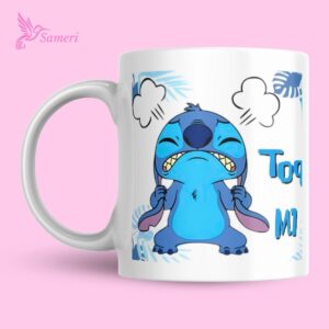 Taza Stitch No Toque Mi Taza