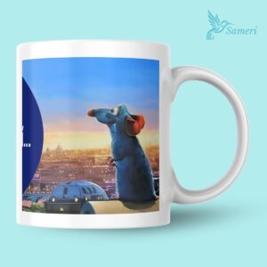 Taza Fondo Ratatouille-Frase Personalizada