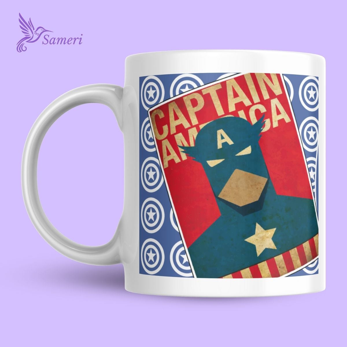 Taza Capitán América Animada