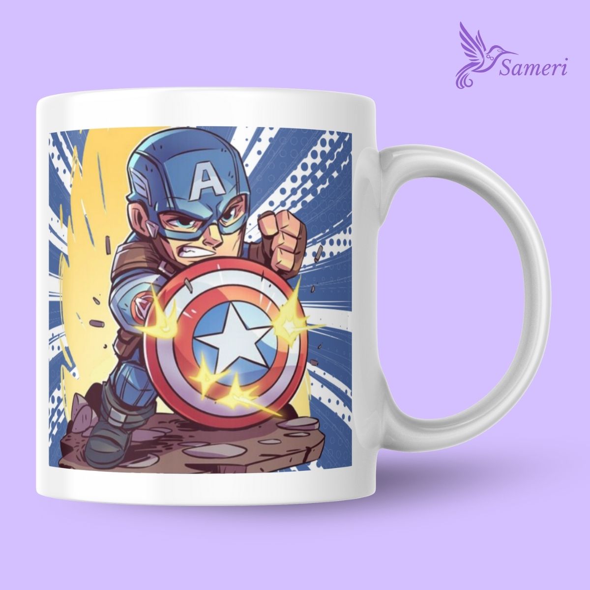 Taza Capitán América Animada - Imagen 2