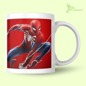 Taza Spiderman Fondo Rojo
