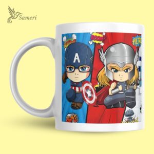 Taza Superhéroes Marvel Animada Cómic